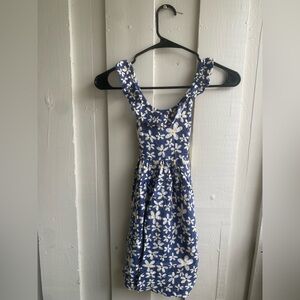 Marks & Spencer Blue Floral Kids Dress